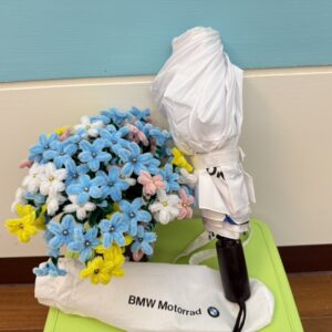 白色bmw字樣自動雨傘