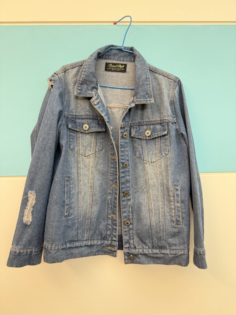 雙色拼接薄長袖