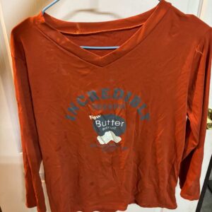 雙色拼接薄長袖